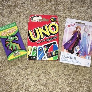 Card games bundle FROZEN Go Fish UNO